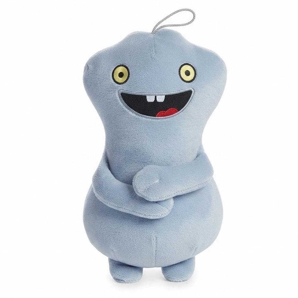 UglyDolls Babo Plush Stuffed Animal Light Blue Embroidered Monster Toy 7 inch